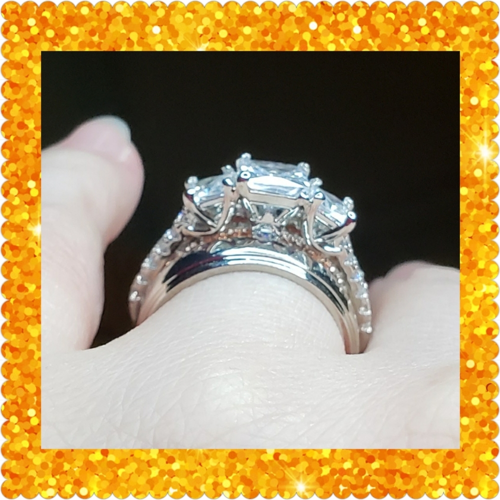 💛JUST IN💛Wedding Set 18K Rose Gold 3pc Set - Picture 11 of 14